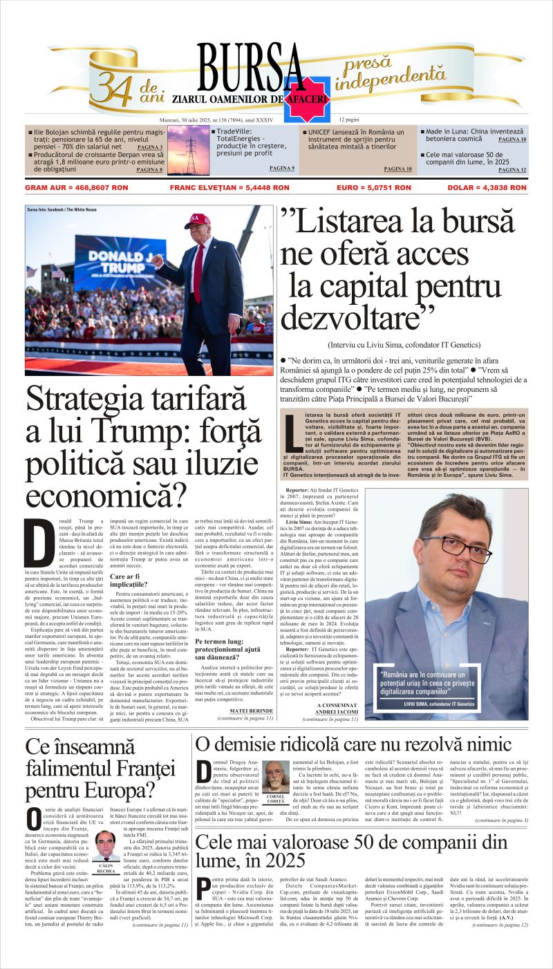 Ediţia din 30.07.2025