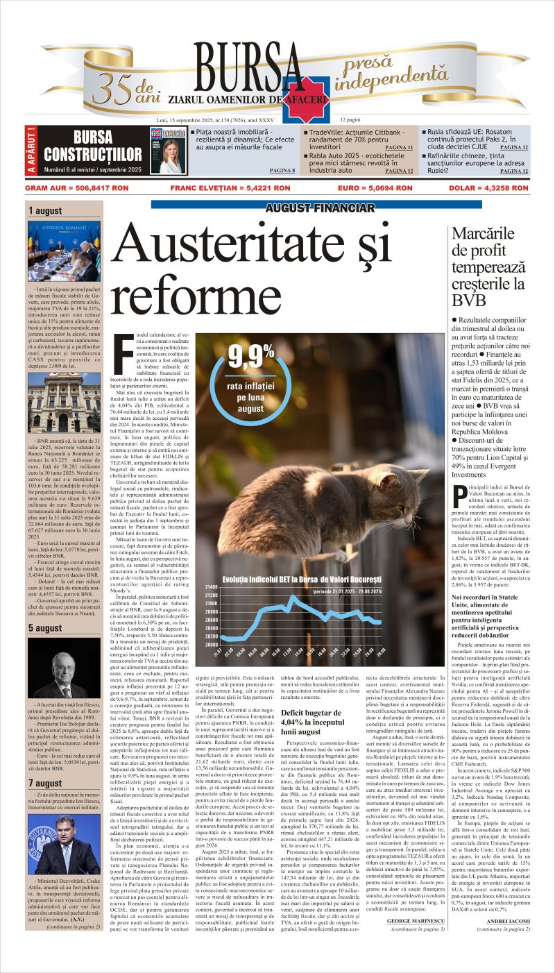 Ediţia din 15.01.2026