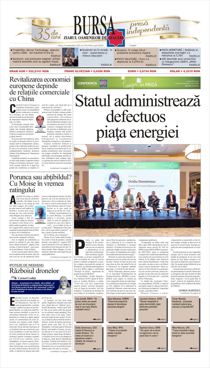 Ediţia din 26.09.2025
