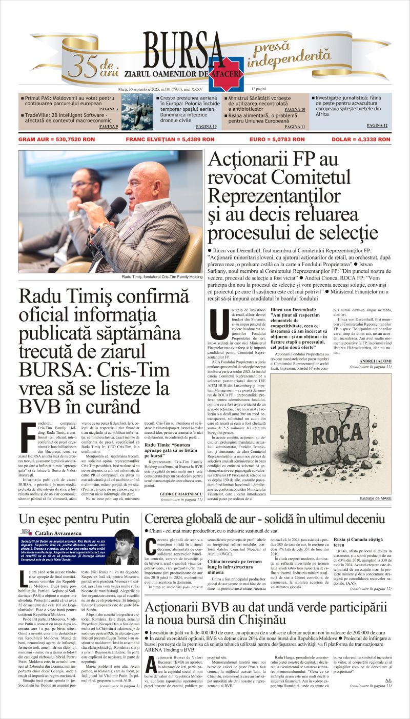 Ediţia din 30.09.2025
