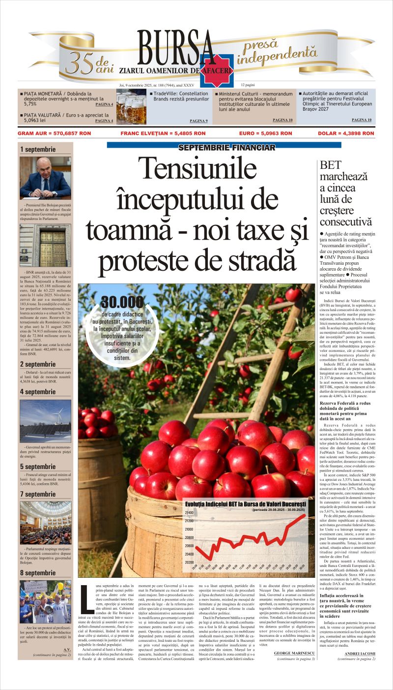 Ediţia din 09.10.2025