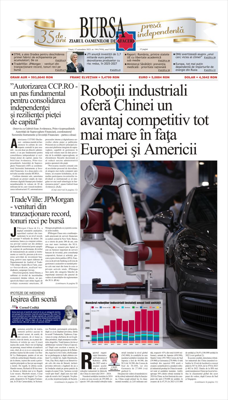 Ediţia din 17.10.2025