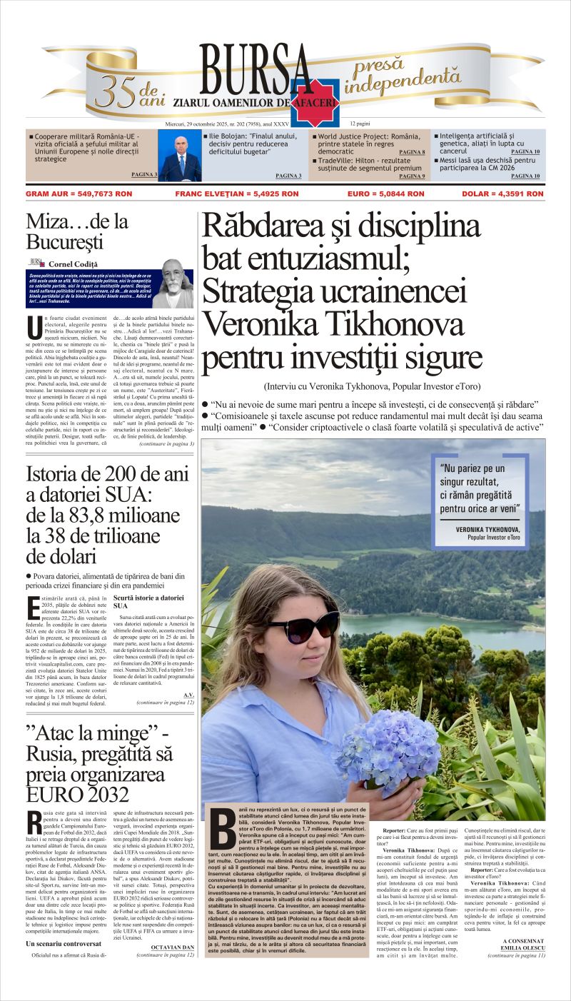 Ediţia din 29.10.2025