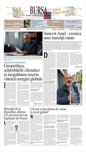 Prima pagină 30.10.2025