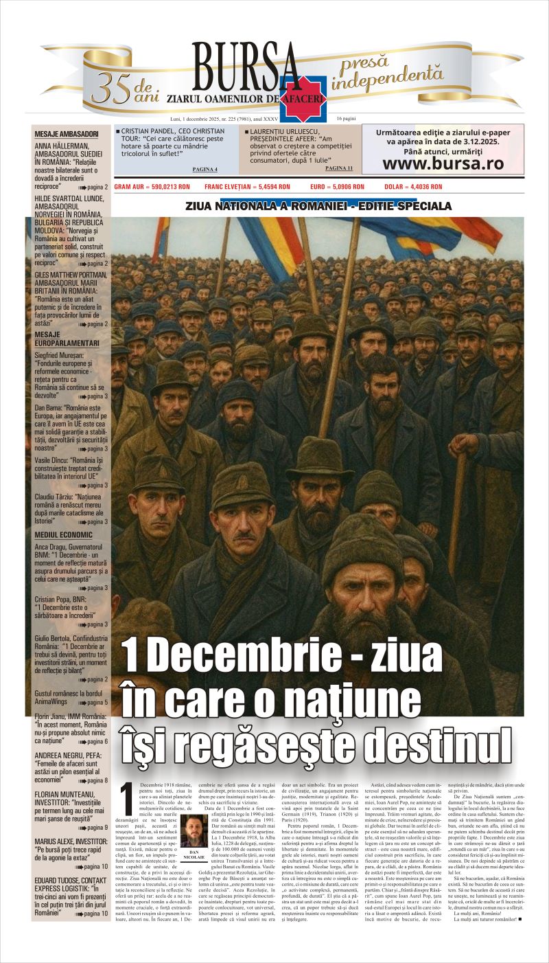 Ediţia din 01.12.2025