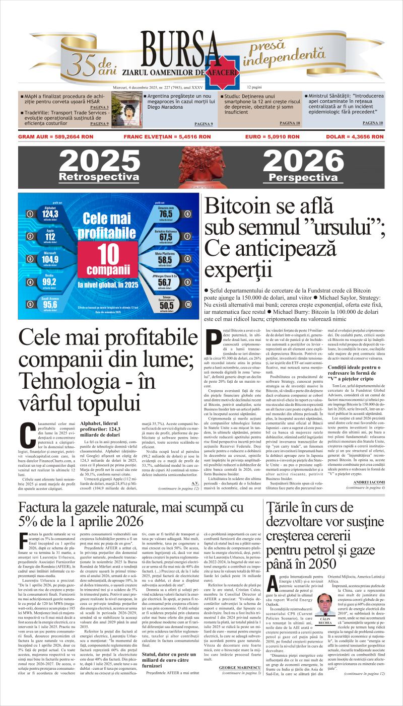 Ediţia din 04.12.2025