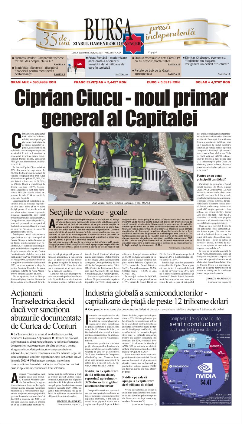 Ediţia din 08.12.2025