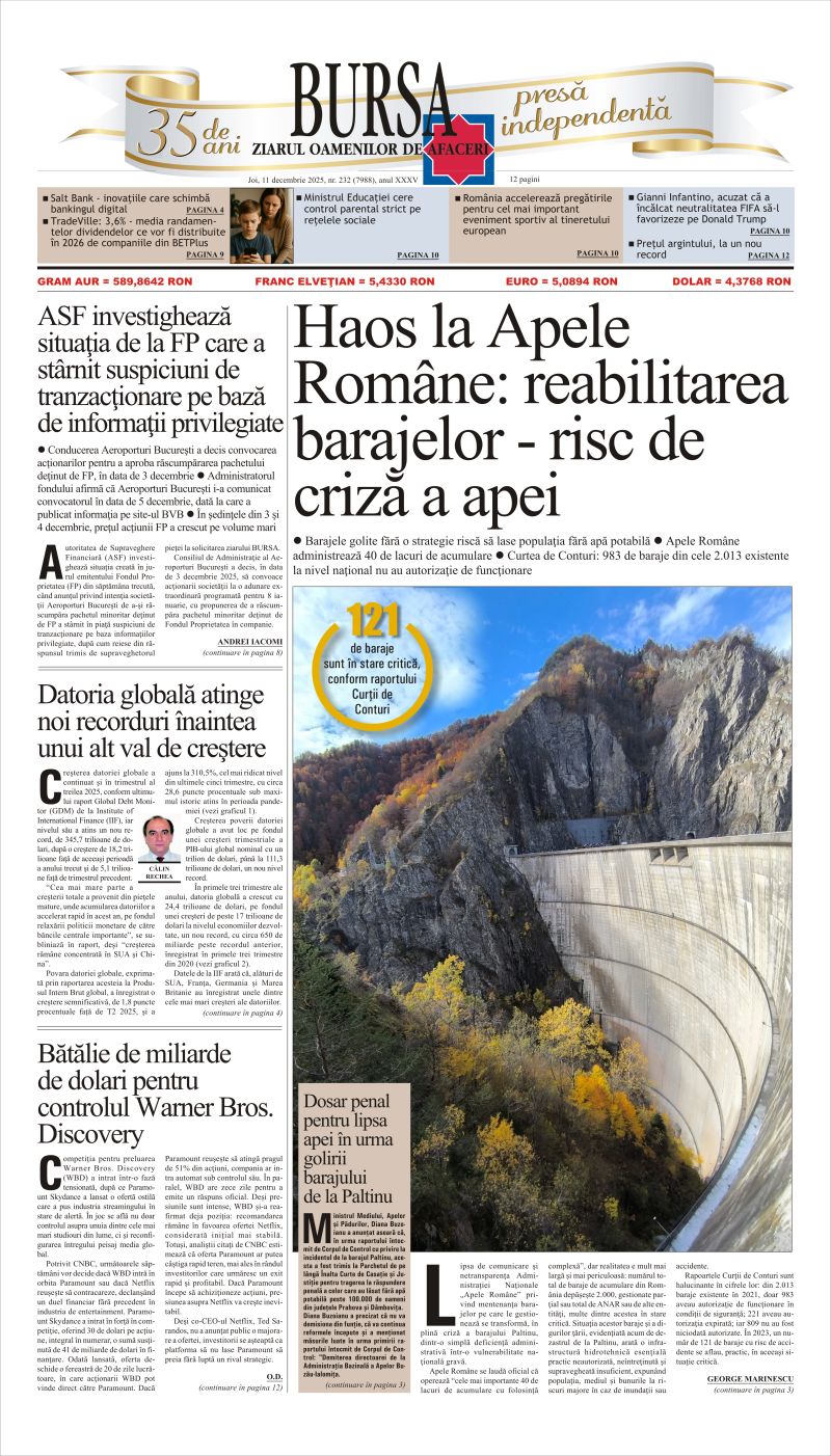 Ediţia din 30.07.2026