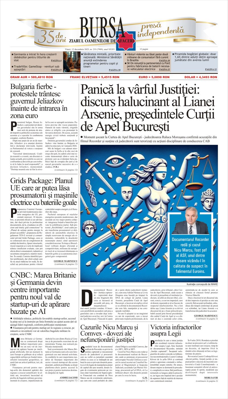 Ediţia din 12.12.2025