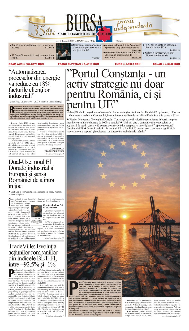 Ediţia din 22.12.2025
